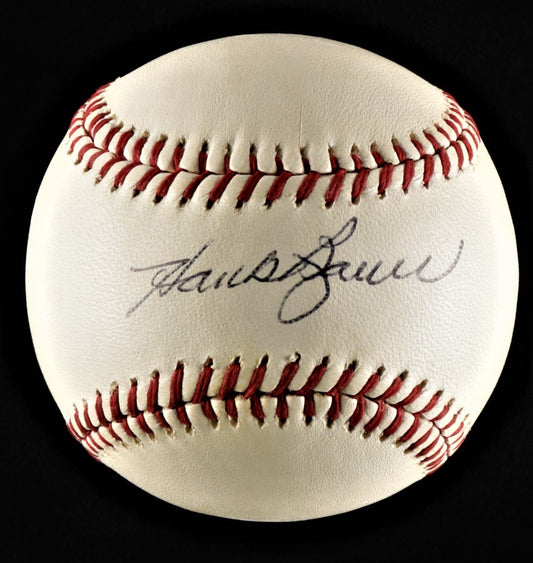 Hank Bauer Signed OL Baseball (Beckett)