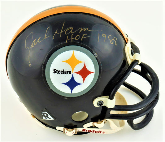 Jack Ham Signed Steelers Speed Mini Helmet Inscribed "HOF 1988" (JSA)