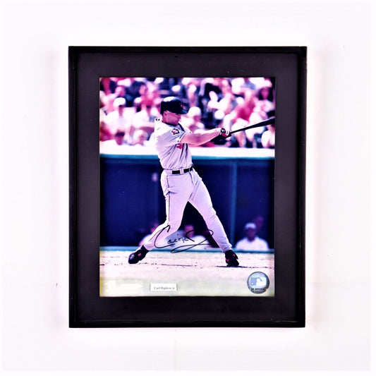 Cal Ripken Jr. Signed Orioles Custom Framed Photo (MLB)