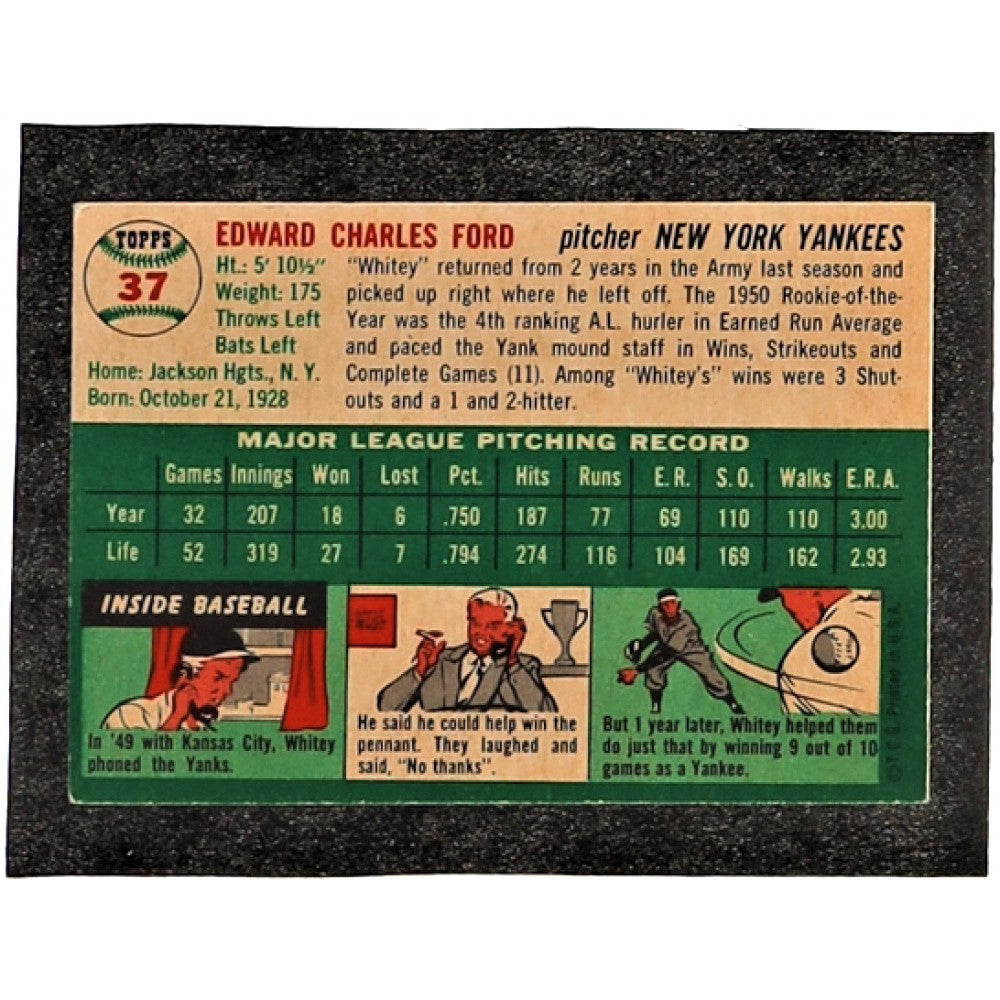 Whitey Ford 1954 Topps #37