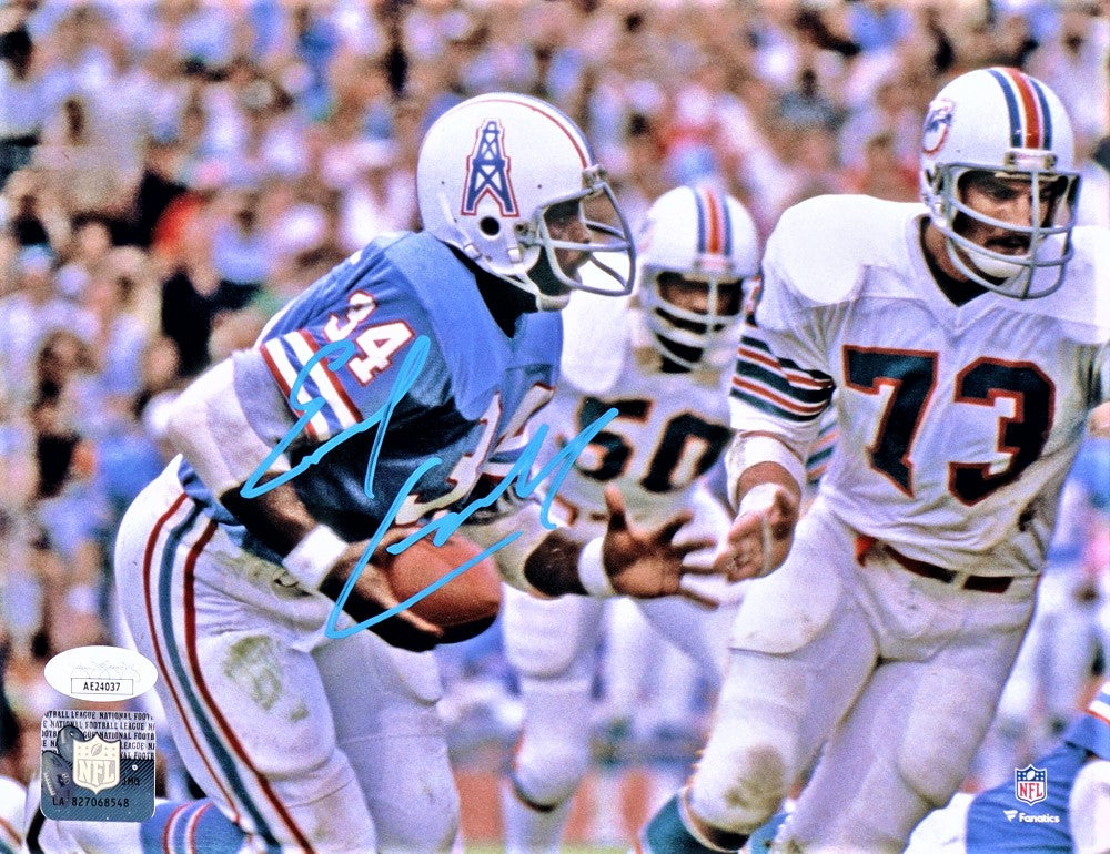 Earl Campbell Signed Oilers 8x10 Photo (JSA)