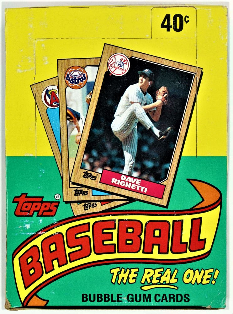 1987 Topps Baseball Wax Box with (36) Packs