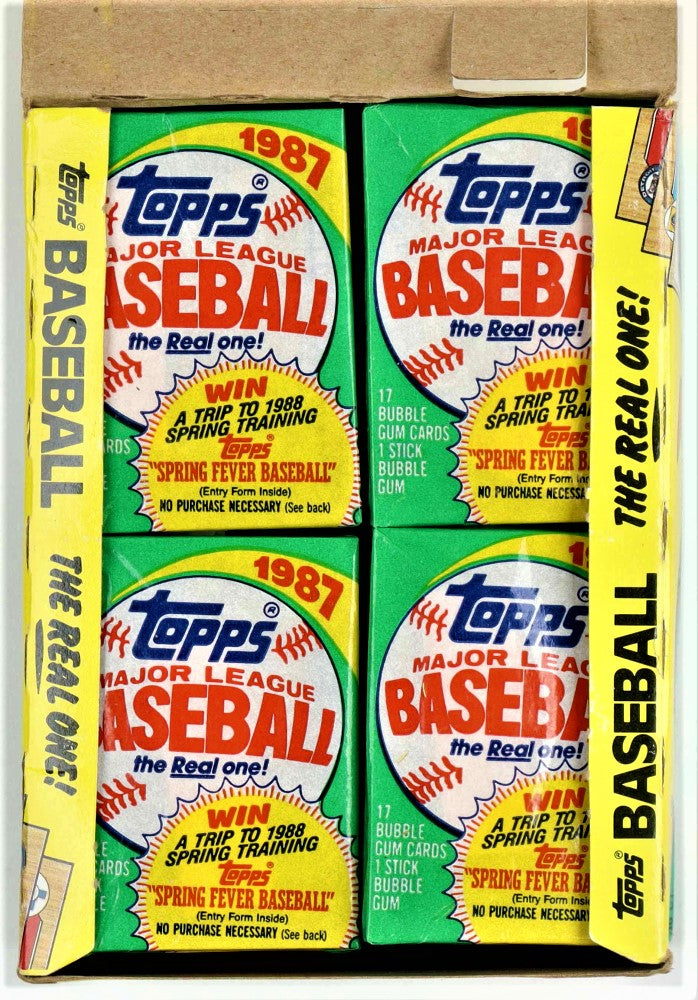 1987 Topps Baseball Wax Box with (36) Packs