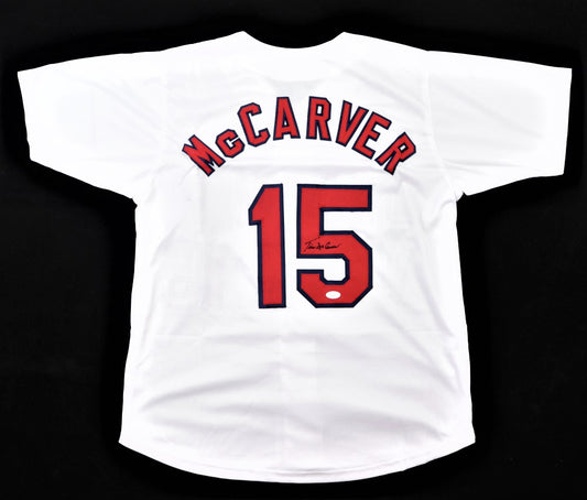 Tim McCarver Signed Jersey (JSA)