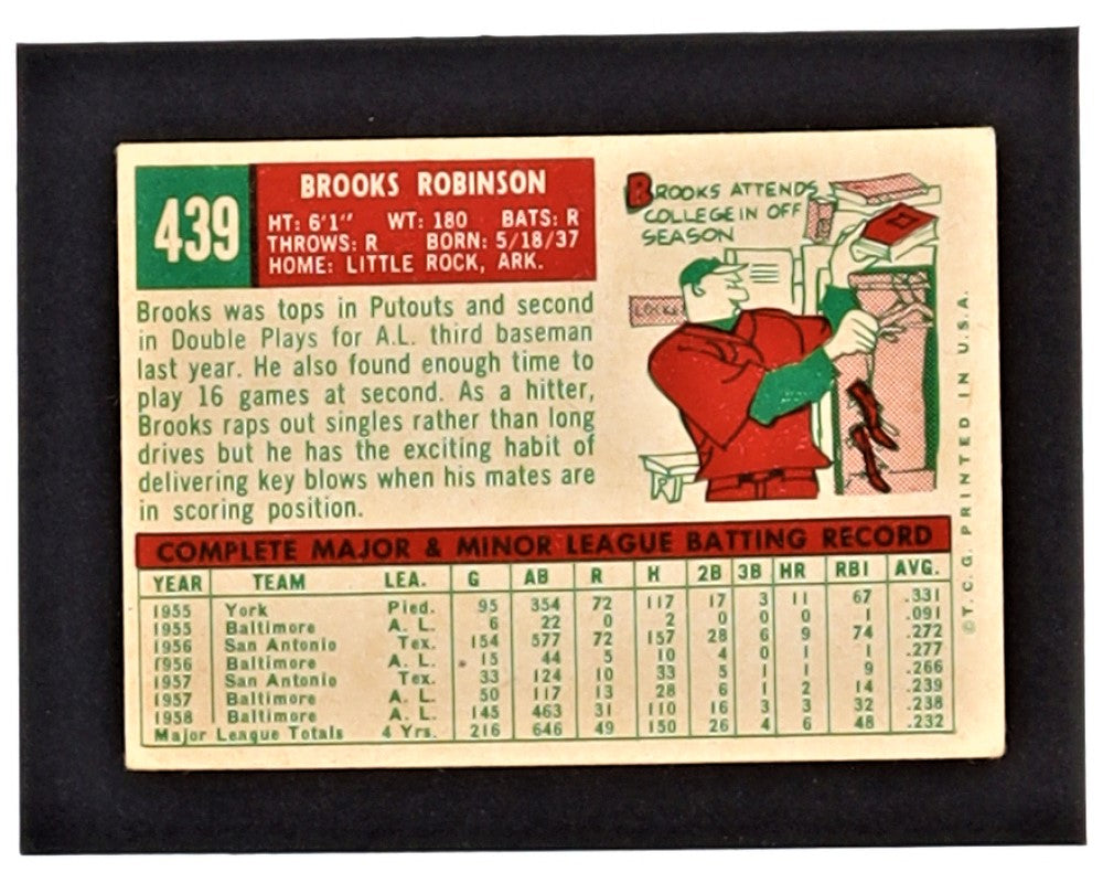 Brooks Robinson 1959 Topps #439