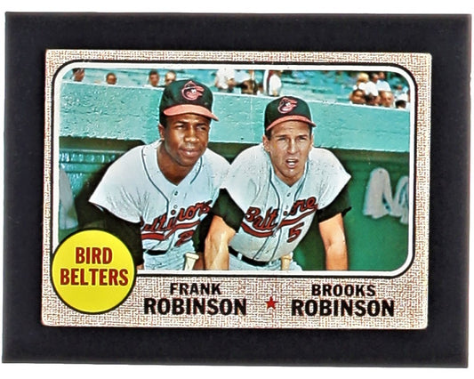 Brooks Robinson / Frank Robinson 1968 Topps #530 Bird Belters