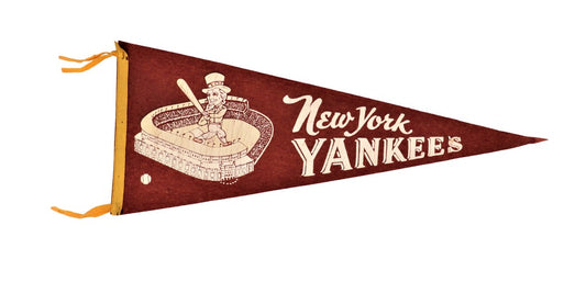 Vintage Yankees Felt Pennant -(Circa 1952)