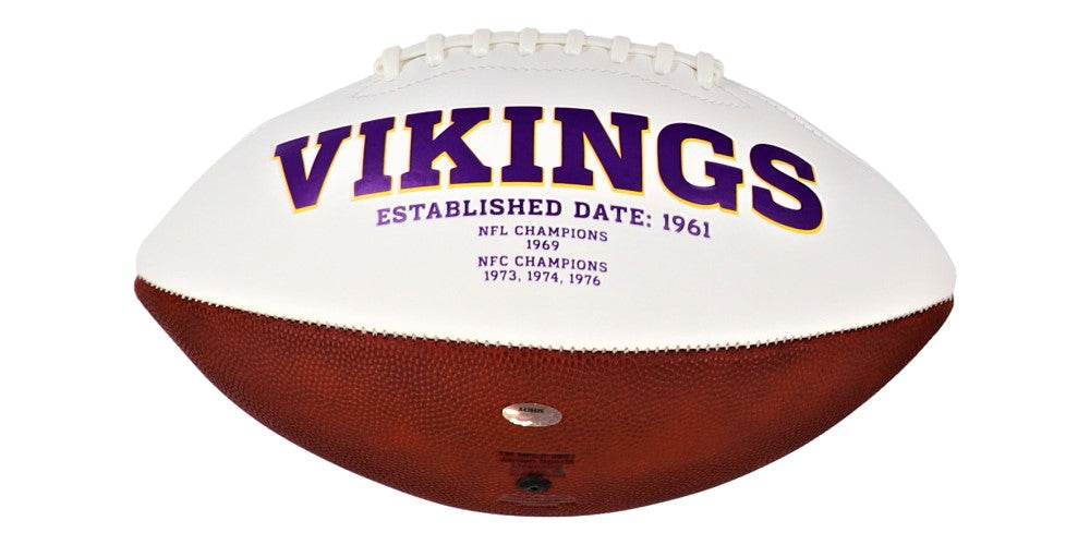 Ron Yary Signed Vikings Logo Football Inscribed "HOF-01" (Schwartz)