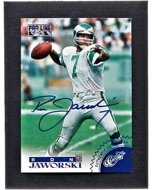 Ron Jaworski 1996 Pro Line Autographs Blue #31