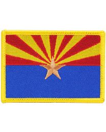 ARIZONA (FLAG) (3-1/2"x2-1/2")