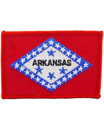 ARKANSAS (FLAG) (3-1/2"x2-1/2")