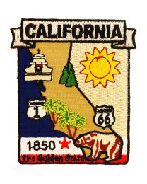 CALIFORNIA (STATE MAP) (3-1/16")