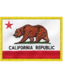 CALIFORNIA (FLAG) (3-1/2"x2-1/2")