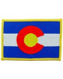 COLORADO (FLAG) (3-1/2"x2-1/2")