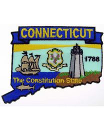 CONNECTICUT (STATE MAP) (3-5/8")