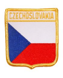 CZECH REPUBLIC (SHIELD) (3"x2-1/2")