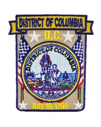 DIST.OF COLUMBIA (STATE MAP) (3-1/2")