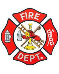 FIRE DEPT LOGO (RED/WHT) (5")