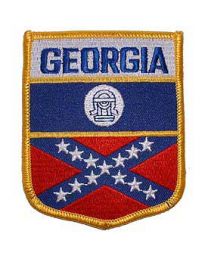 GEORGIA,OLD (SHIELD) (3-1/2"x2-7/8")