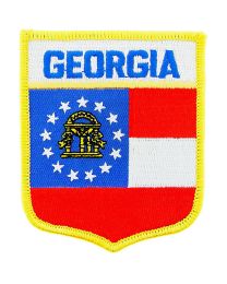 GEORGIA (SHIELD) (3-1/2"x2-7/8")