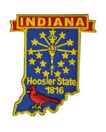 INDIANA (STATE MAP) (3-1/4")