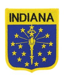 INDIANA (SHIELD) (3-1/2"x2-7/8")