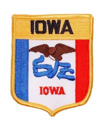 IOWA (SHIELD) (3-1/2"x2-7/8")