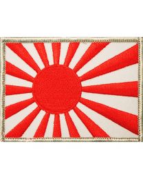 JAPAN,RISING SUN FLAG (3-1/2"x2-1/2"