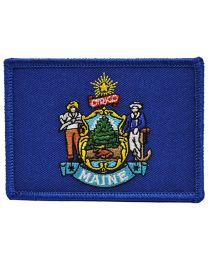 MAINE (FLAG) (3-1/2"x2-1/2")