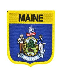 MAINE (SHIELD) (3-1/2"x2-7/8")