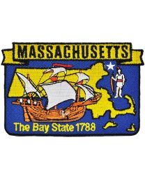 MASSACHUSETTS (STATE MAP) (3-5/8")