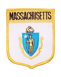 MASSACHUSETTS (SHIELD) (3-1/2"x2-7/8")