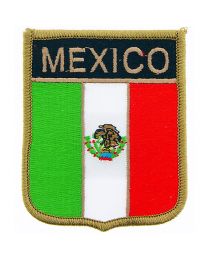 MEXICO (SHIELD) (3-1/2"x2-7/8")