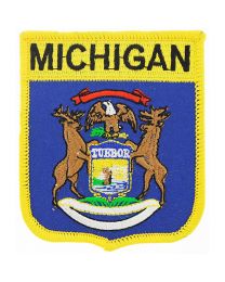 MICHIGAN (SHIELD) (3-1/2"x2-7/8")