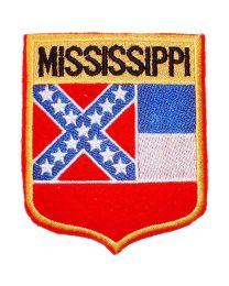 MISSISSIPPI (SHIELD) (3-1/2"x2-7/8")