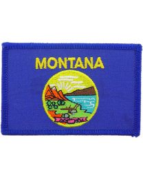 MONTANA (FLAG) (3-1/2"x2-1/2")