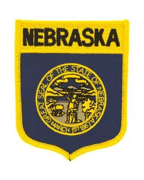 NEBRASKA (SHIELD) (3-1/2"x2-7/8")