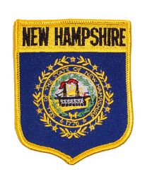 NEW HAMPSHIRE (SHIELD) (3-1/2"x2-7/8")