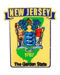 NEW JERSEY (STATE MAP) (3-3/8")