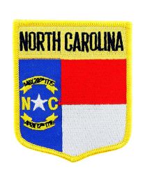 NORTH CAROLINA (SHIELD) (3-1/2"x2-7/8")