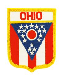 OHIO (SHIELD) (3-1/2"x2-7/8")