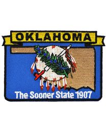 OKLAHOMA (STATE MAP) (3-5/8")