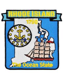 RHODE ISLAND (STATE MAP) (3-1/4")