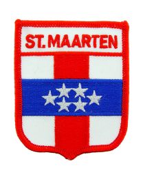 SAINT MAARTEN (SHIELD) (3"x2-1/2")