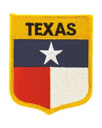 TEXAS (SHIELD) (3-1/2"x2-7/8")