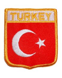 TURKEY (SHIELD) (3"x2-1/2")