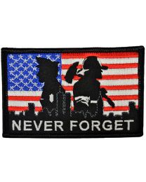 USA, 911, NEVER FORGET (3-3/4")