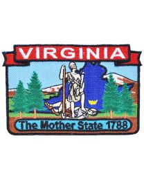 VIRGINIA (STATE MAP) (3-5/8")