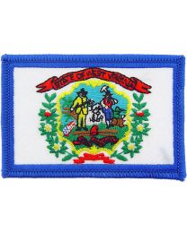 WEST VIRGINIA (FLAG) (3-1/2"x2-1/2")