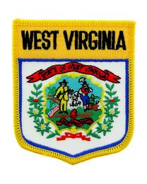 WEST VIRGINIA (SHIELD) (3-1/2"x2-7/8")